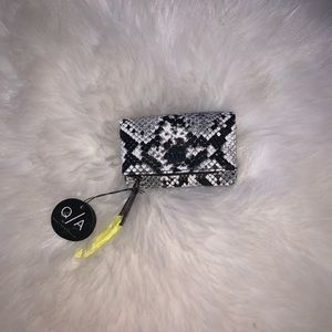 Snake skin Quay wallet